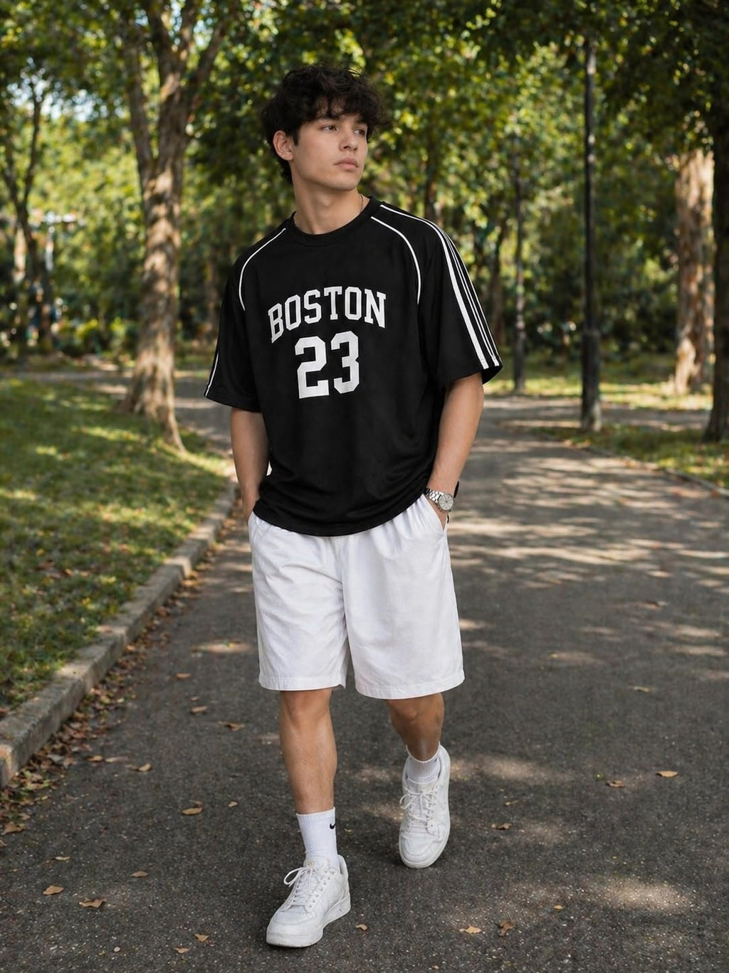 NETCLICK® Printed Men's Polycotton Relax Fit Round Neck Half Sleeve T-Shirt for Casual & Gym Wear
